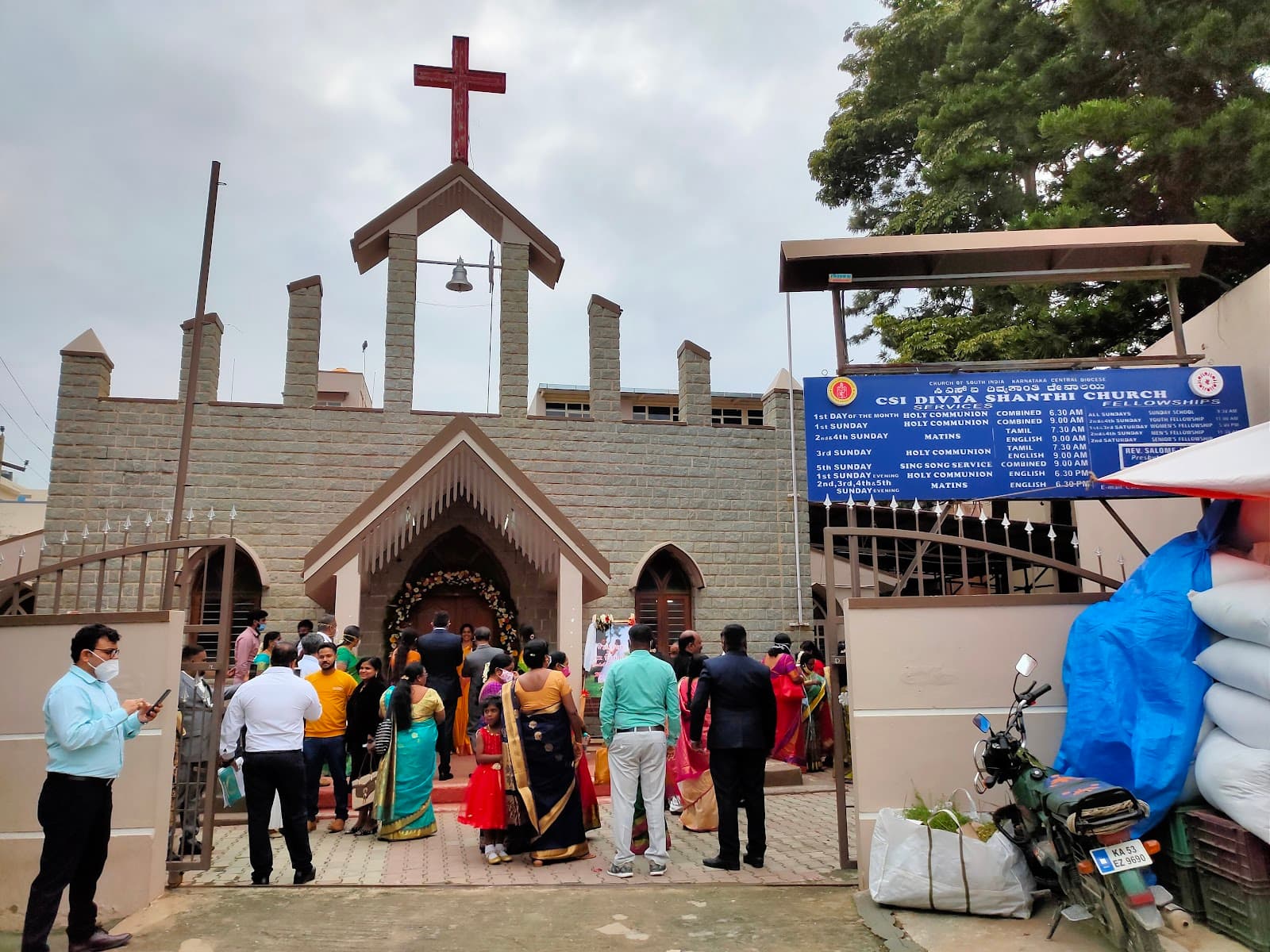 Divya Shanthi Church in Lingarajapuram, Bangalore
